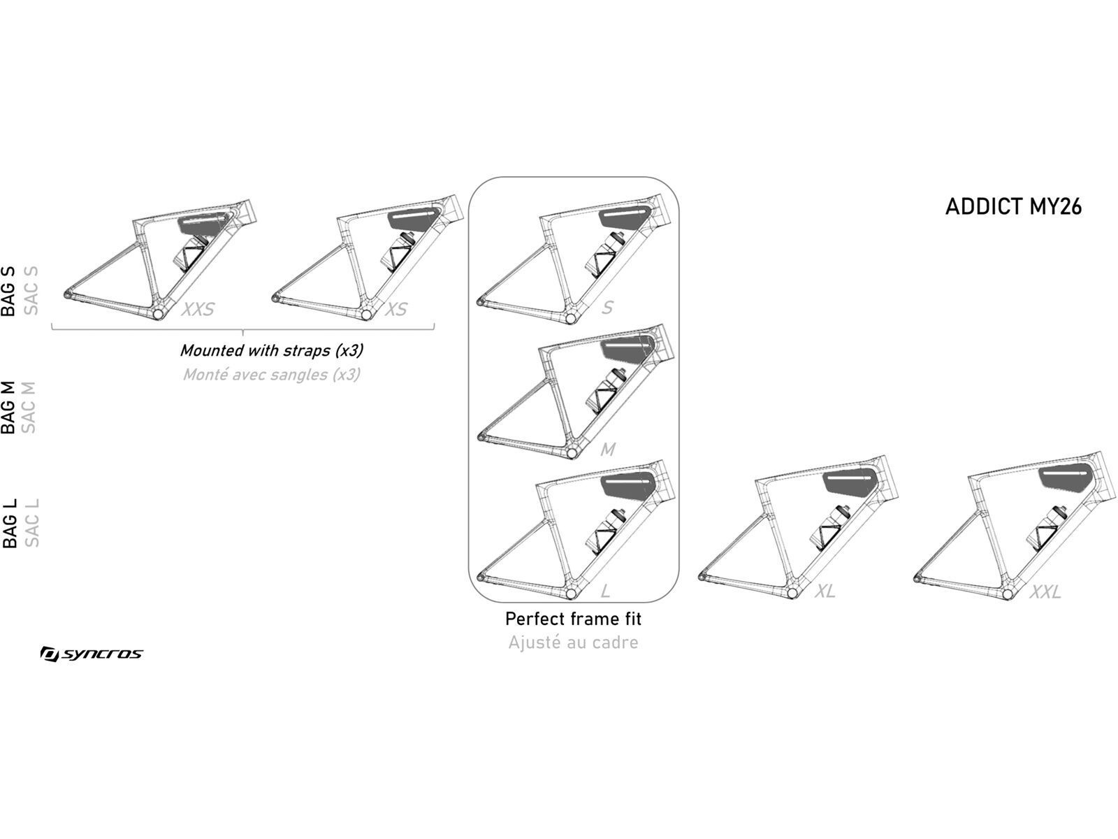 Syncros iS Road Frame Bag M, black - Bild 6