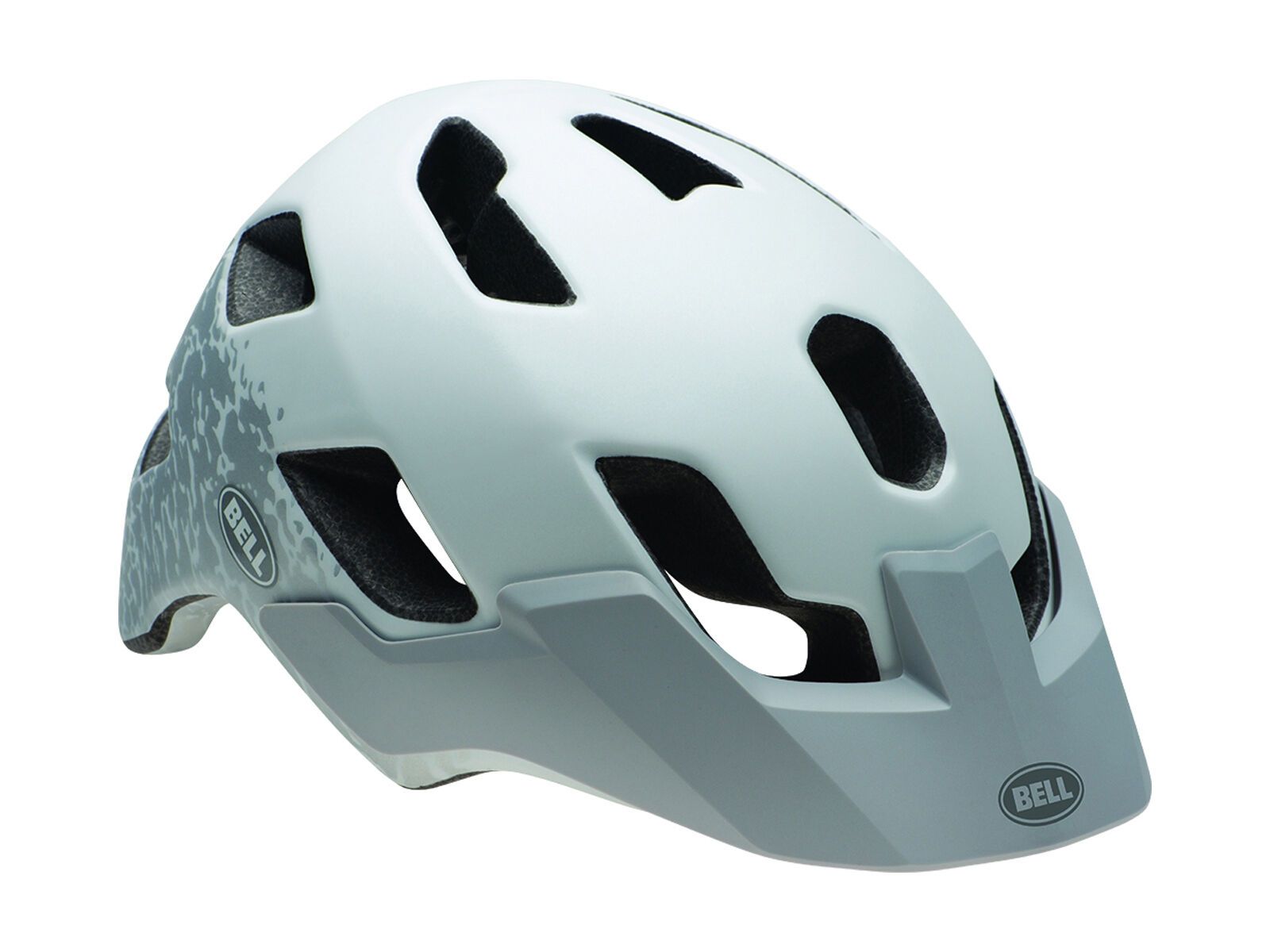 Bell Stoker MIPS, matte white/silver braille - Bild 1