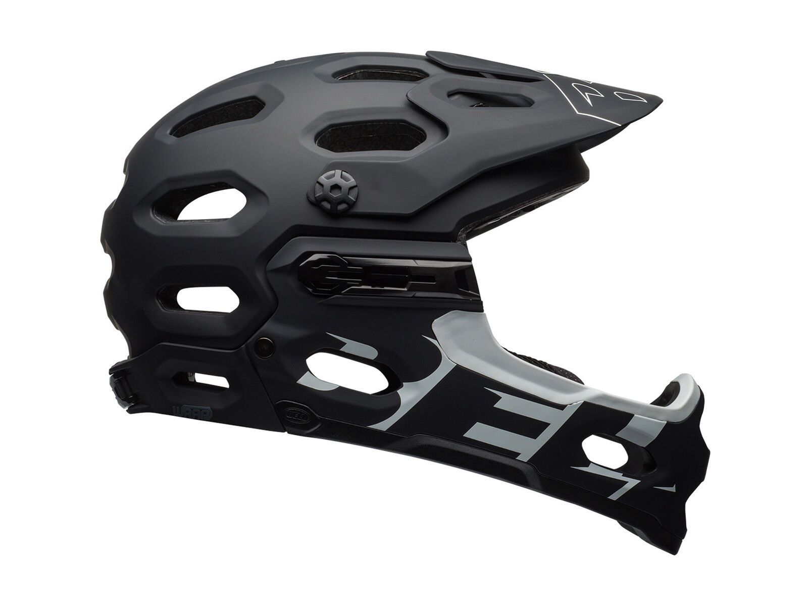 Bell Super 3R MIPS, matte black/white - Bild 4