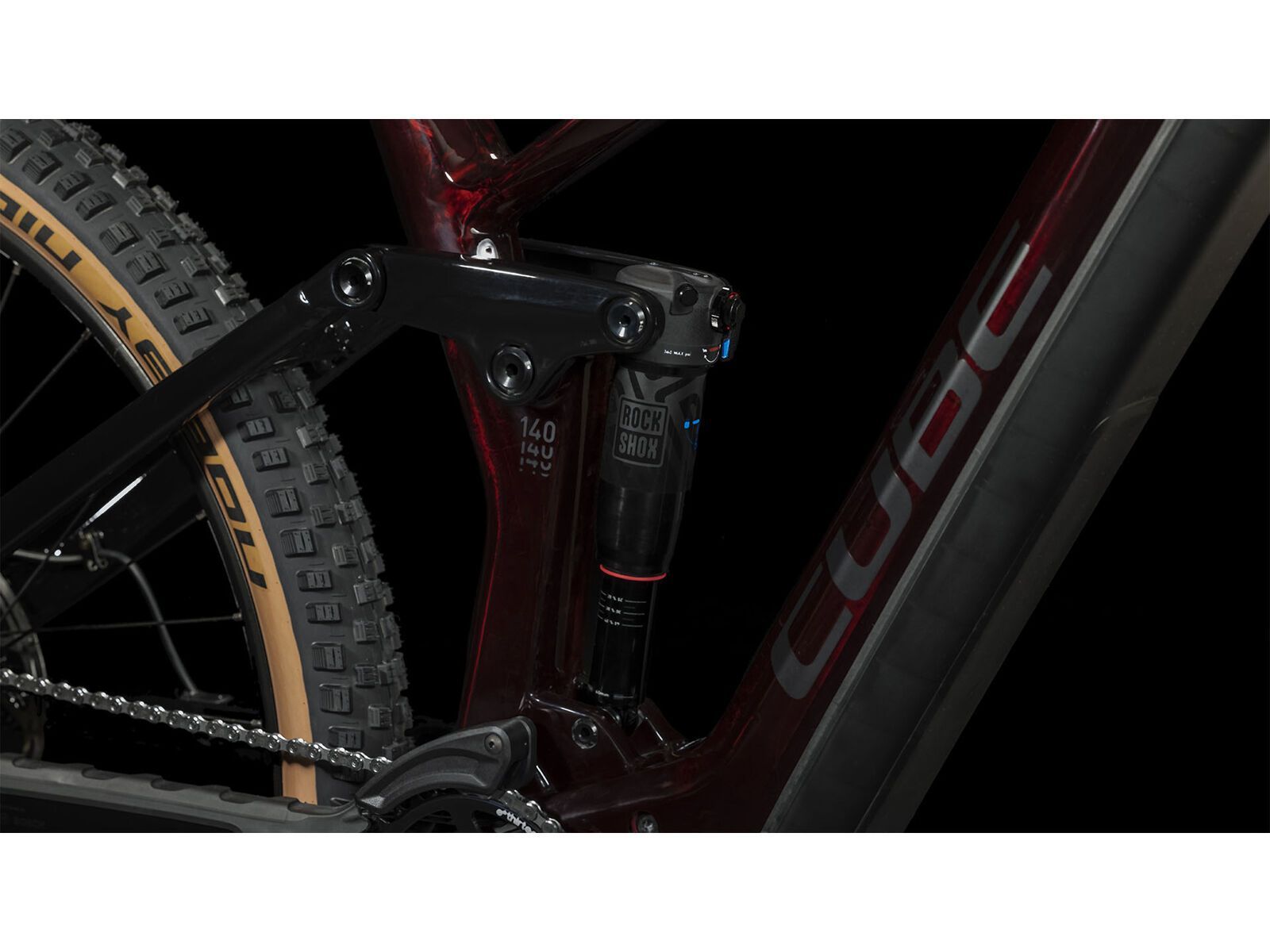 Cube Stereo Hybrid 140 HPC Race 750 27.5, liquidred´n´black - Bild 7
