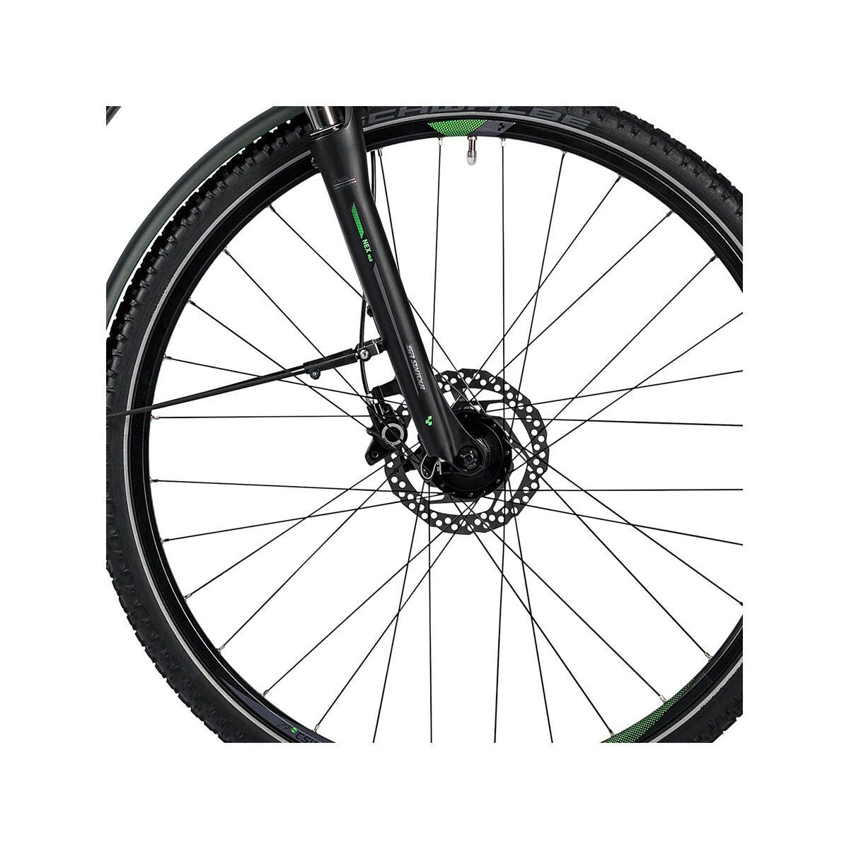 Cube Nature Allroad, black flashgreen grey - Bild 2