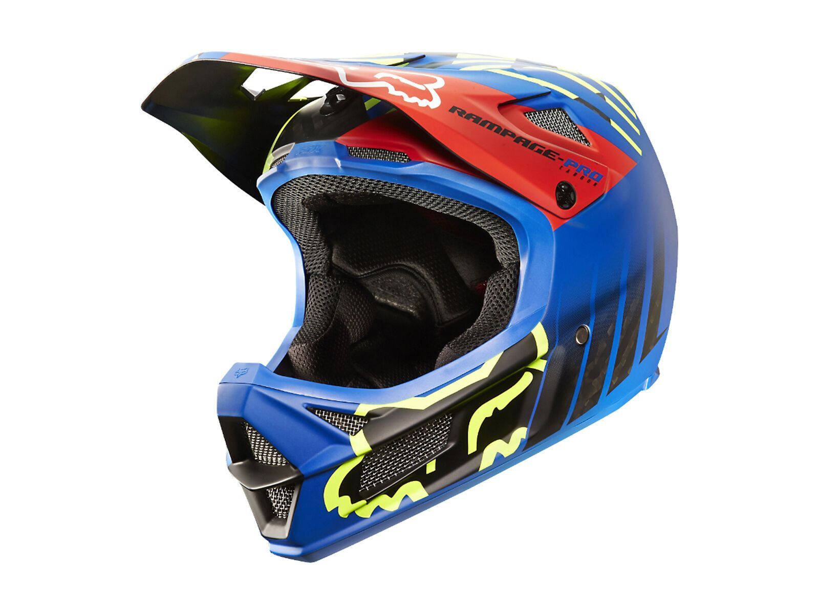 Fox Rampage Pro Carbon Helmet, savant blue - Bild 1