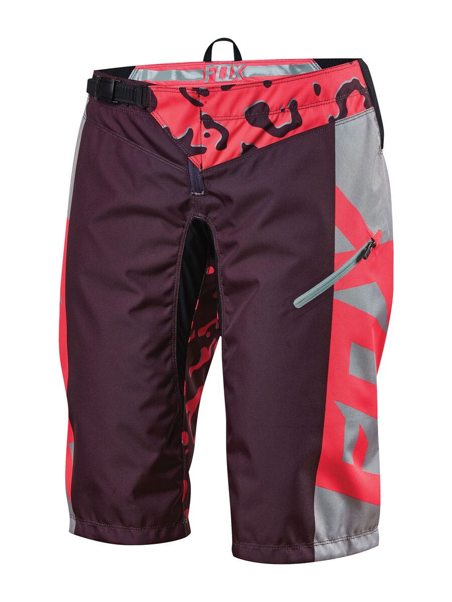 Fox Womens Demo Race Short, neon red - Bild 1