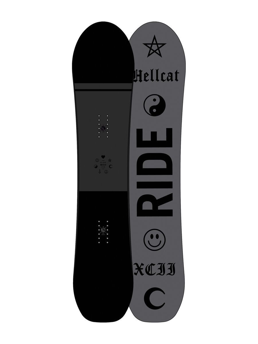 Set: Ride Hellcat 2017 + Burton Stiletto 2017, black - Snowboardset - Bild 2