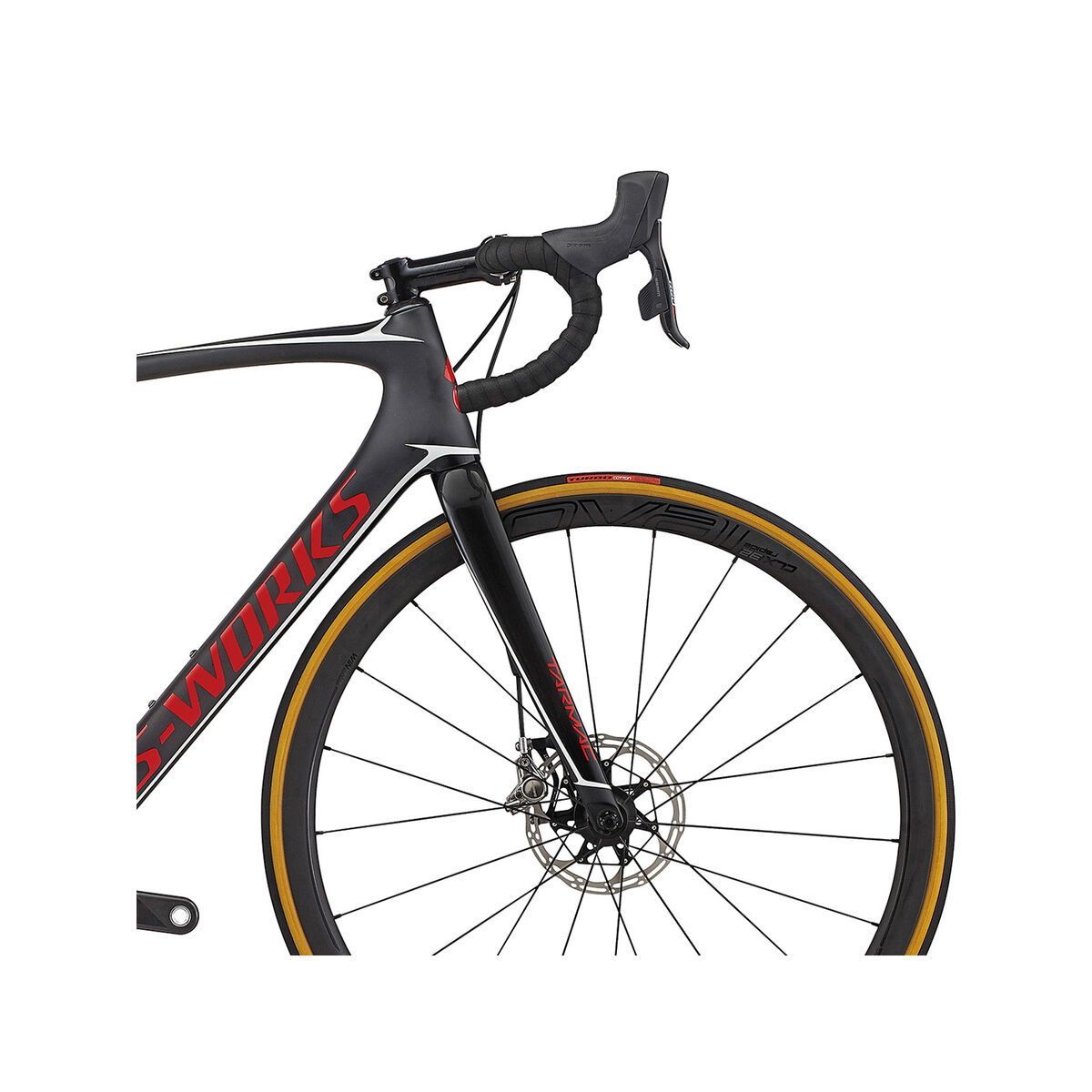 Specialized S-Works Tarmac Disc eTap, satin/gloss carbon/flo red/metallic white - Bild 5