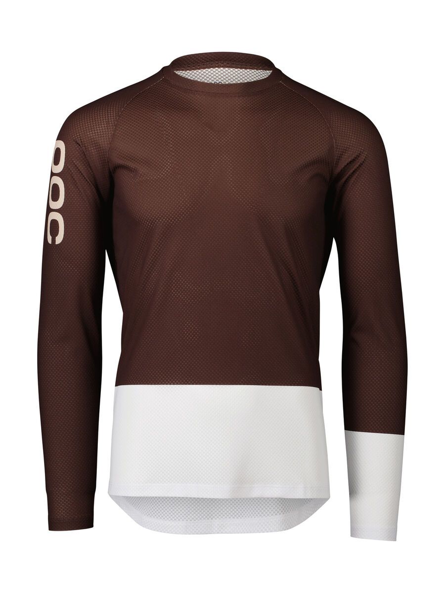 POC MTB Pure LS Jersey axinite brown/hydrogen white M PC528448514MED1