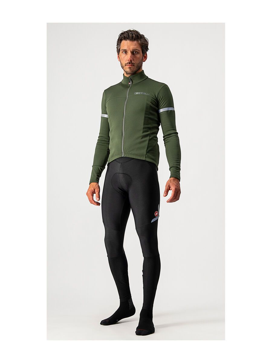 Castelli Fondo 2 Jersey FZ, military green/silver reflex - Bild 5