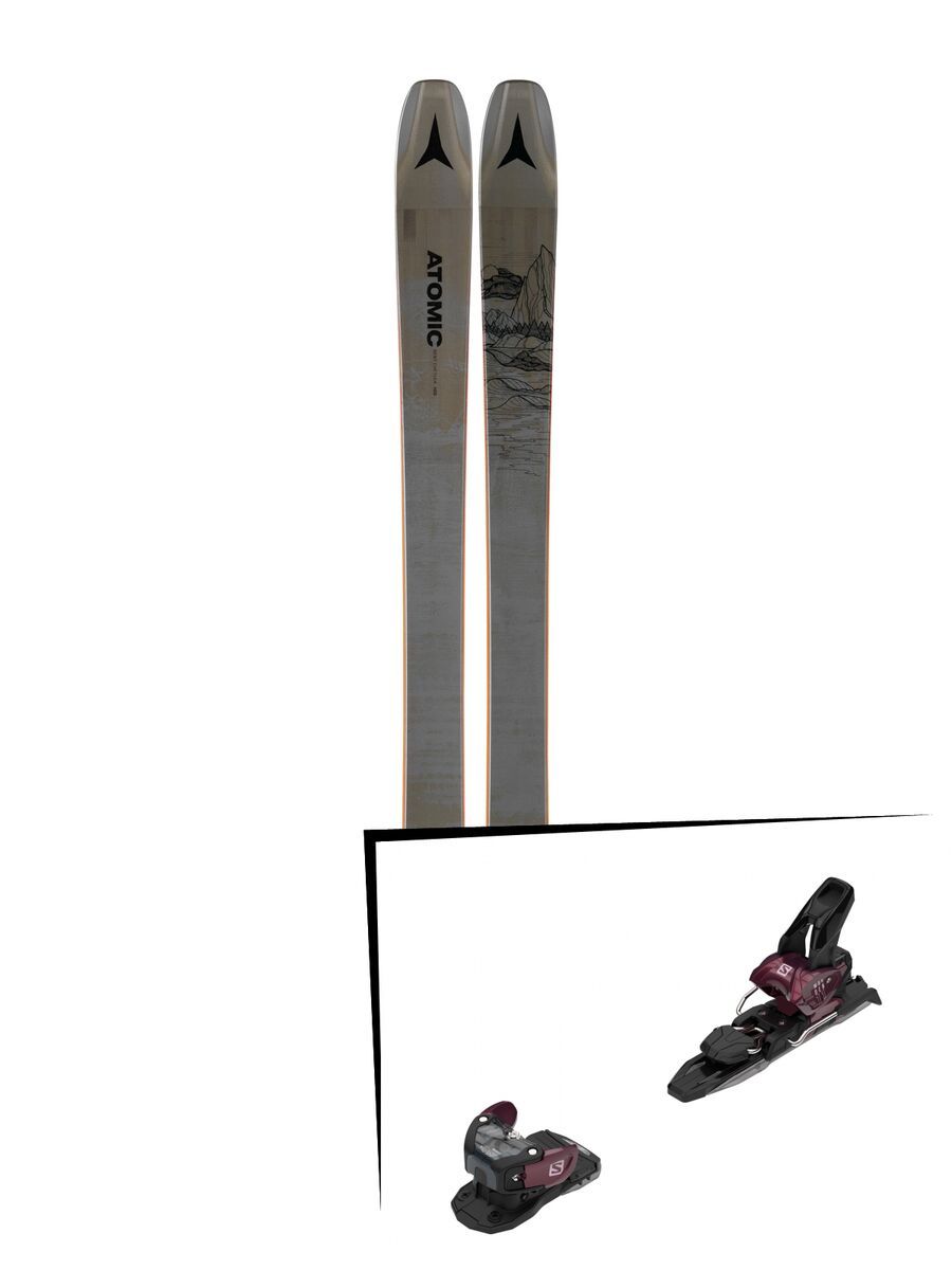 Set: Atomic Bent Chetler 100 2019 + Salomon Warden MNC 11 fig - Bild 1