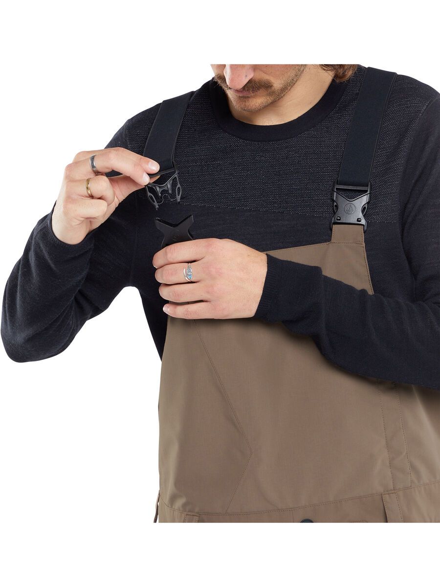 Volcom V.CO Sparta Bib Overall, teak - Bild 4