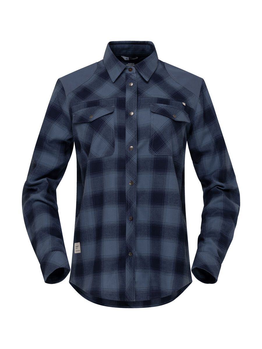 Norrona femund flannel Shirt W's, navy blazer - Bild 1