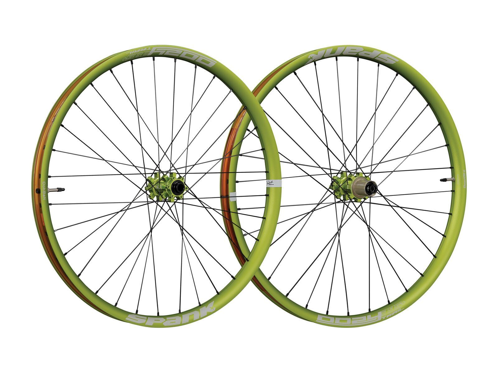 Spank Oozy Trail 395+ Wheelset 27.5 Plus, emerald green - Bild 1