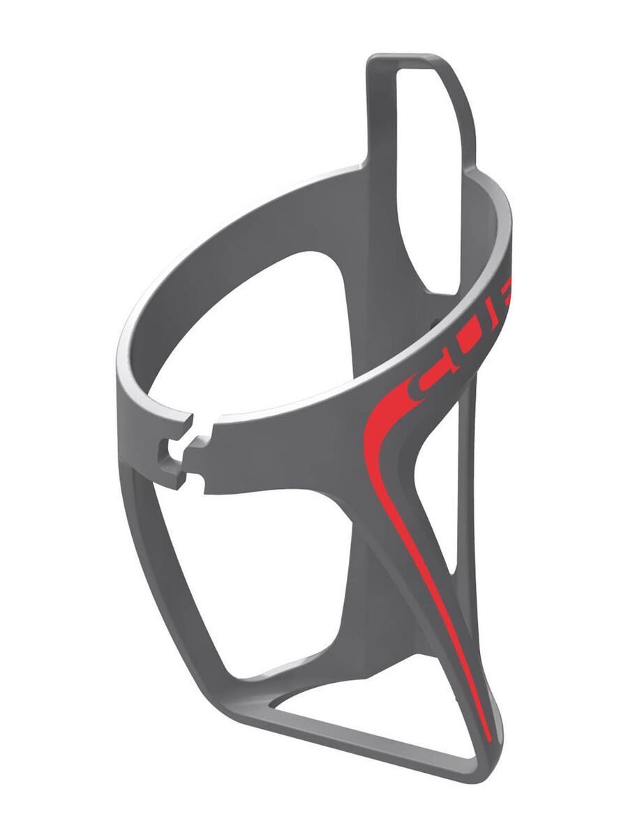 Cube Flaschenhalter HPP, matt grau/rot - Bild 1