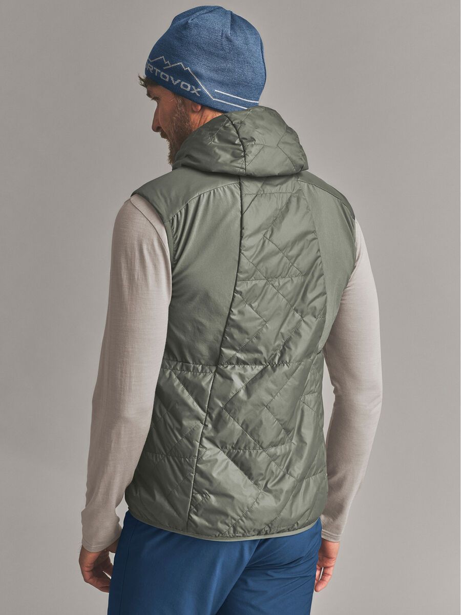 Ortovox Venet Swisswool 60 Vest M, dark sage - Bild 6