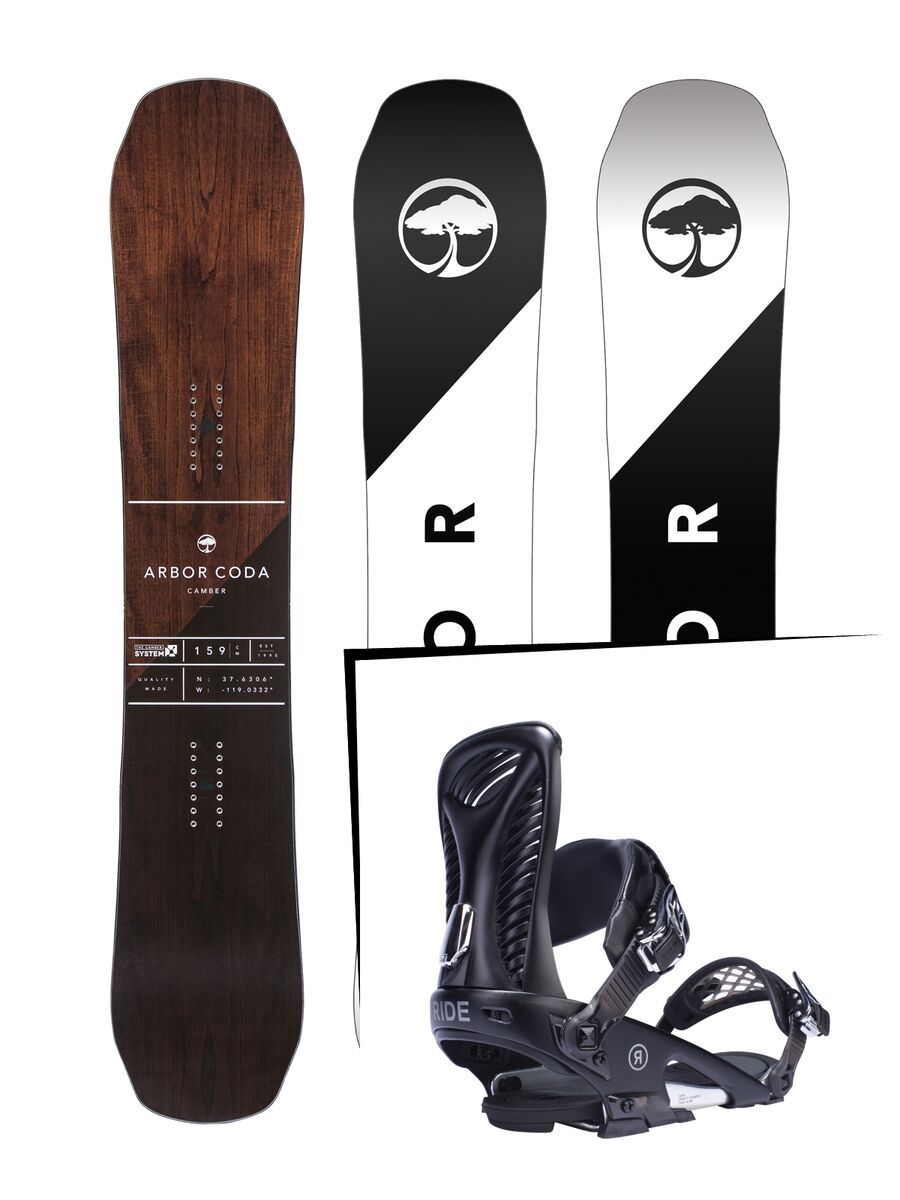 Set: Arbor Coda Camber 2017 + Ride Capo (1770112S) - Bild 1