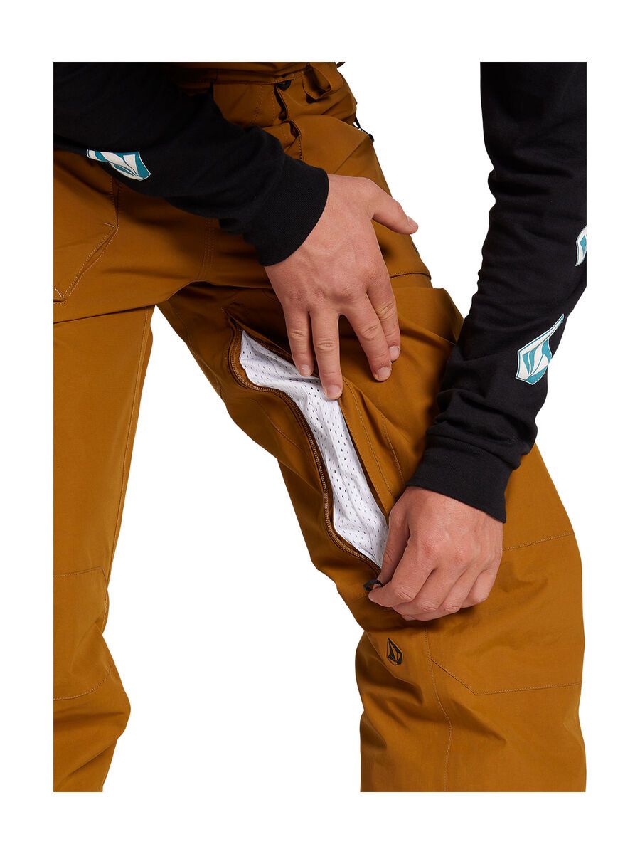 Volcom Rain GTX Bib Overall, caramel - Bild 5