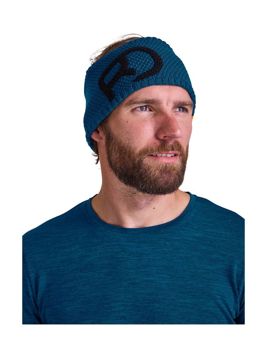 Ortovox Rock'n'Wool Headband M, petrol blue - Bild 2