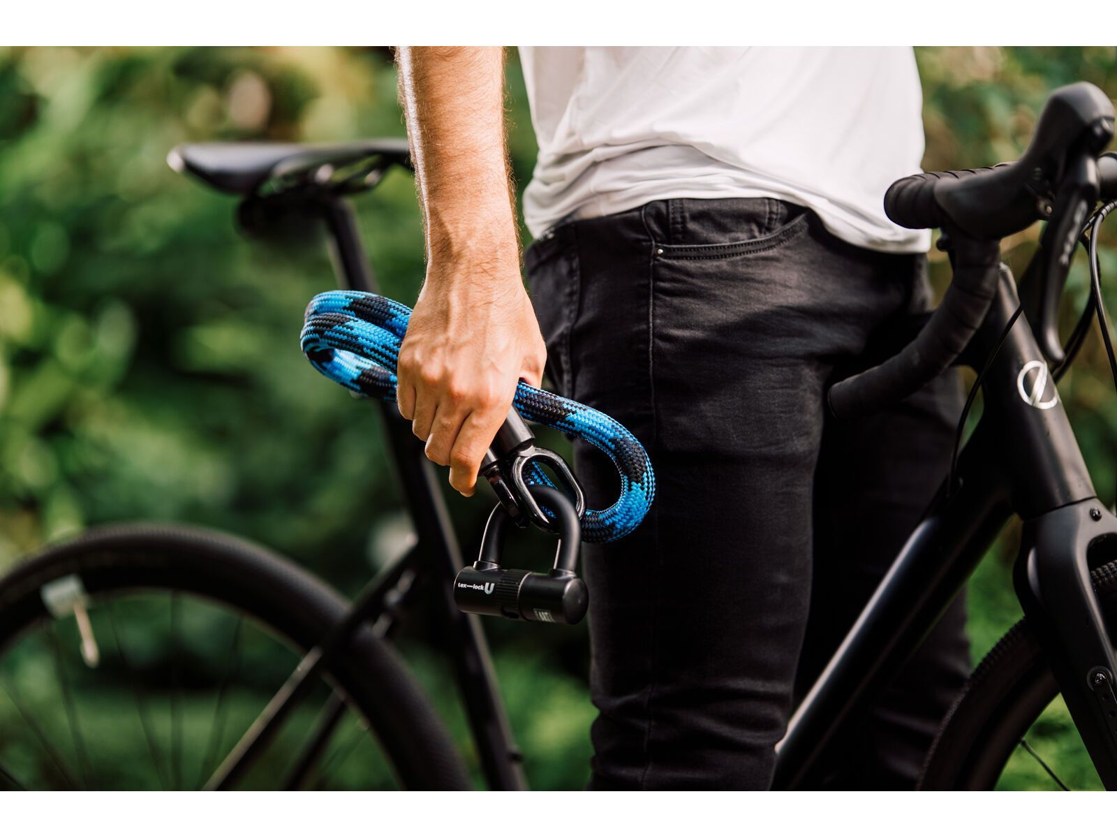 Tex-Lock Eyelet L 160 cm + U-Lock, morpho blue - Bild 2