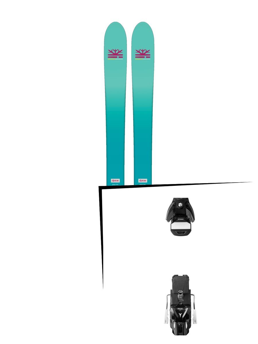 Set: DPS Skis Nina F99 Foundation 2018 + Atomic STH 13 WTR black/gun metal - Bild 1