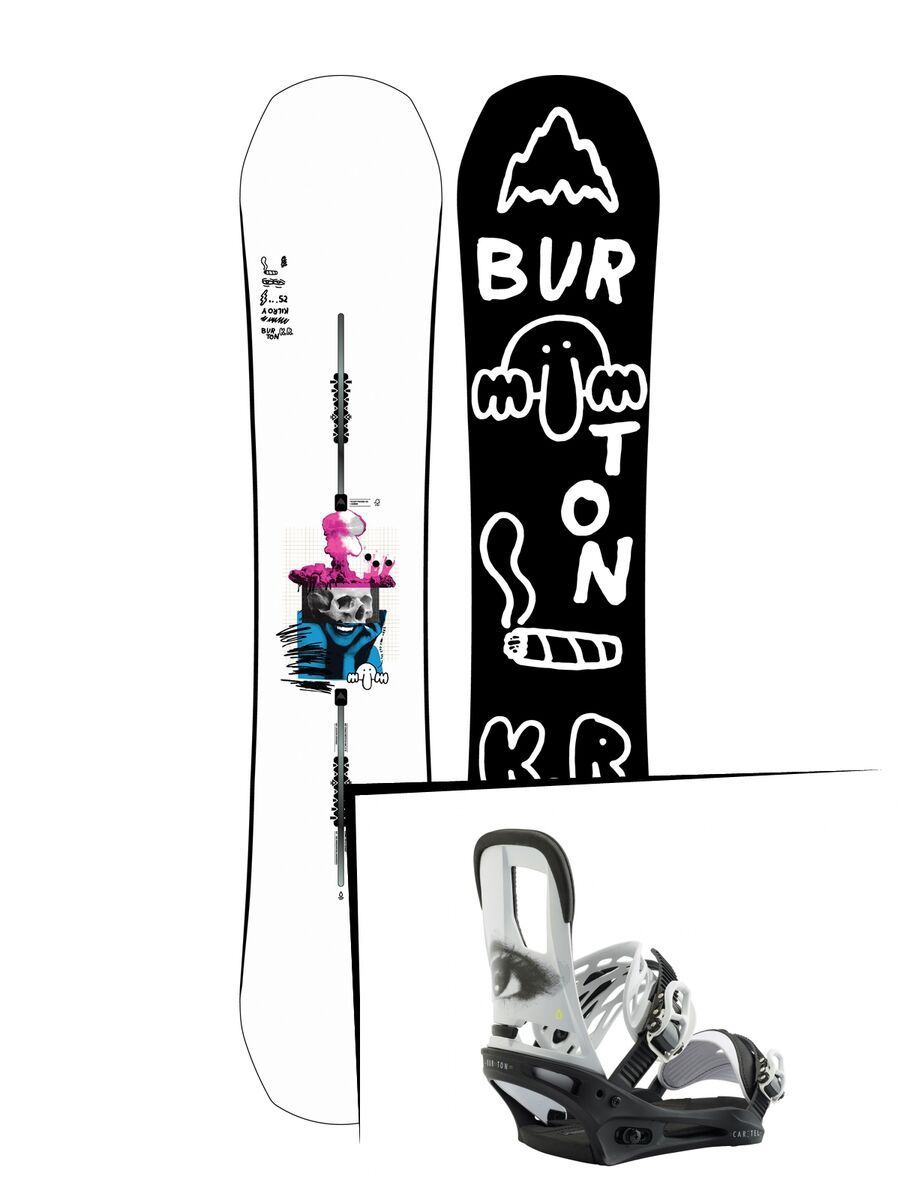 Set: Burton Kilroy Process 2019 + Burton Cartel all eyez - Bild 1