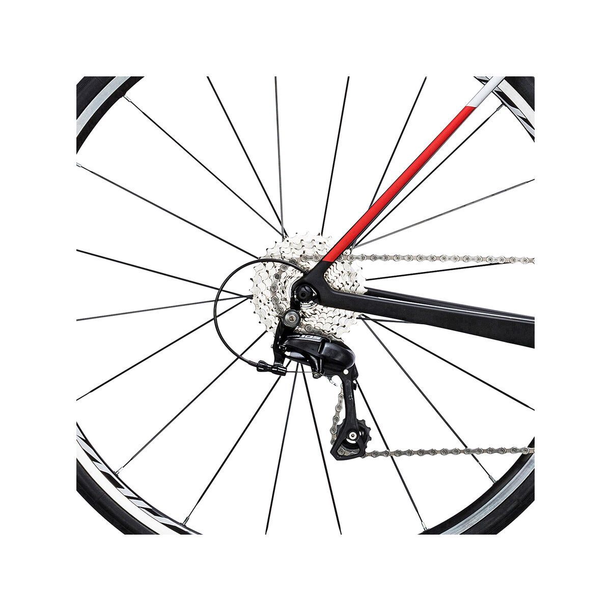 Cube Attain GTC, carbon´n´red - Bild 4