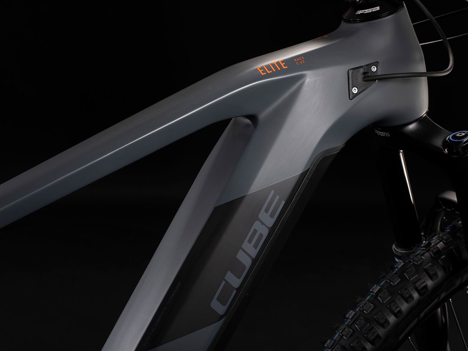 Cube Elite Hybrid C:62 Race 29, grey´n´orange - Bild 6