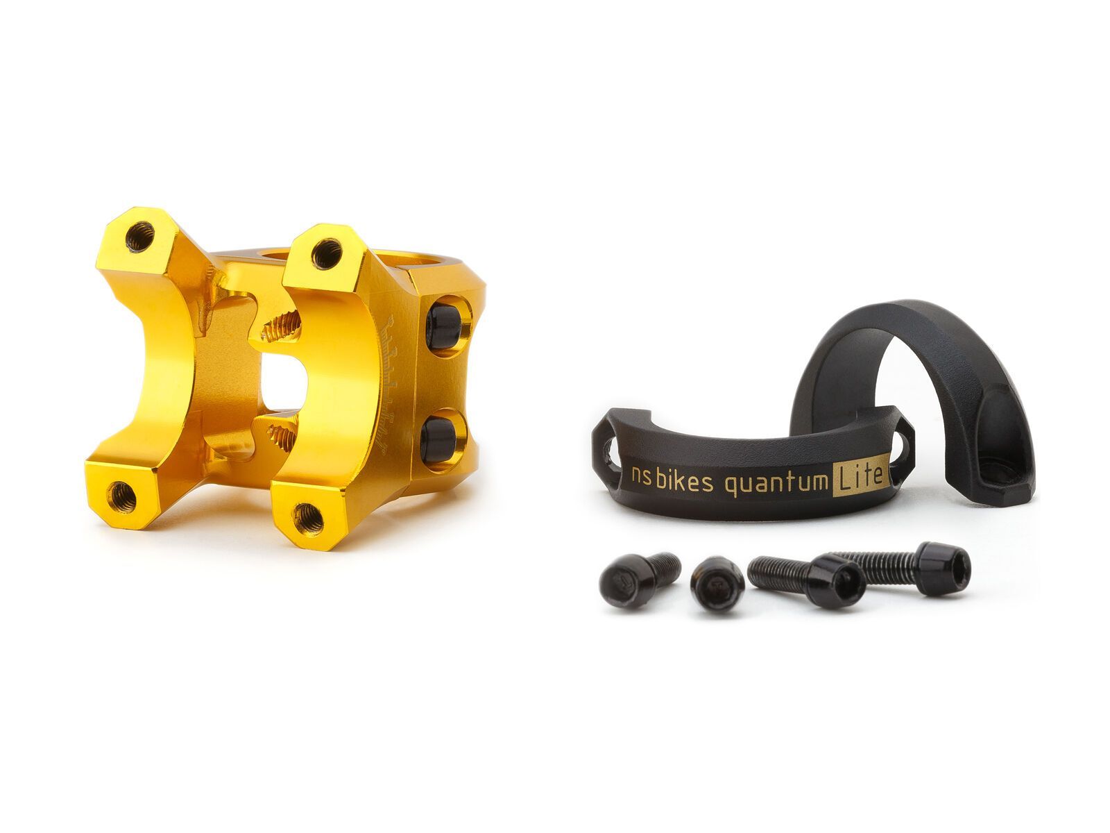 NS Bikes Quantum Lite Stem, black/gold - Bild 5