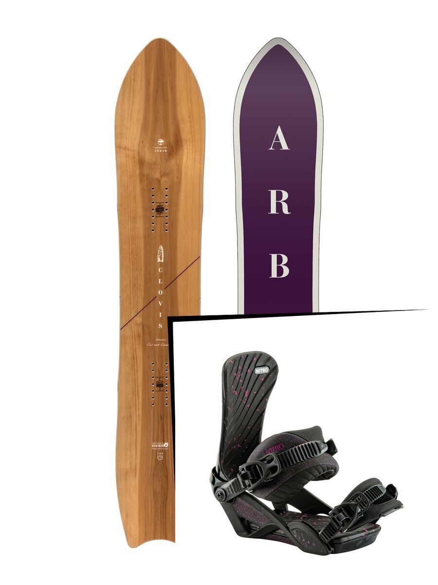 Set: Arbor Clovis Womens 2017 + Nitro Ivy (1691172S) - Bild 1