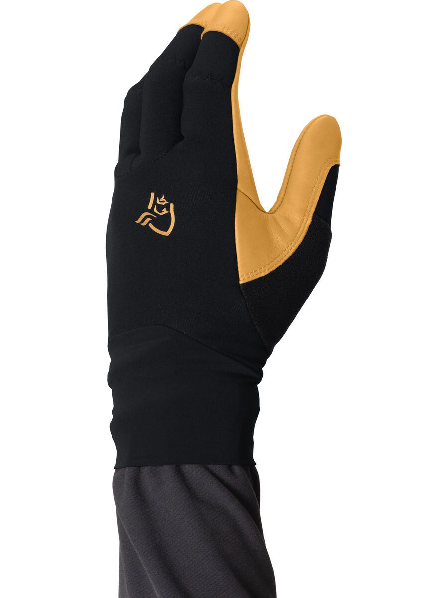 Norrona lyngen Windstopper leather Gloves, caviar black - Bild 2
