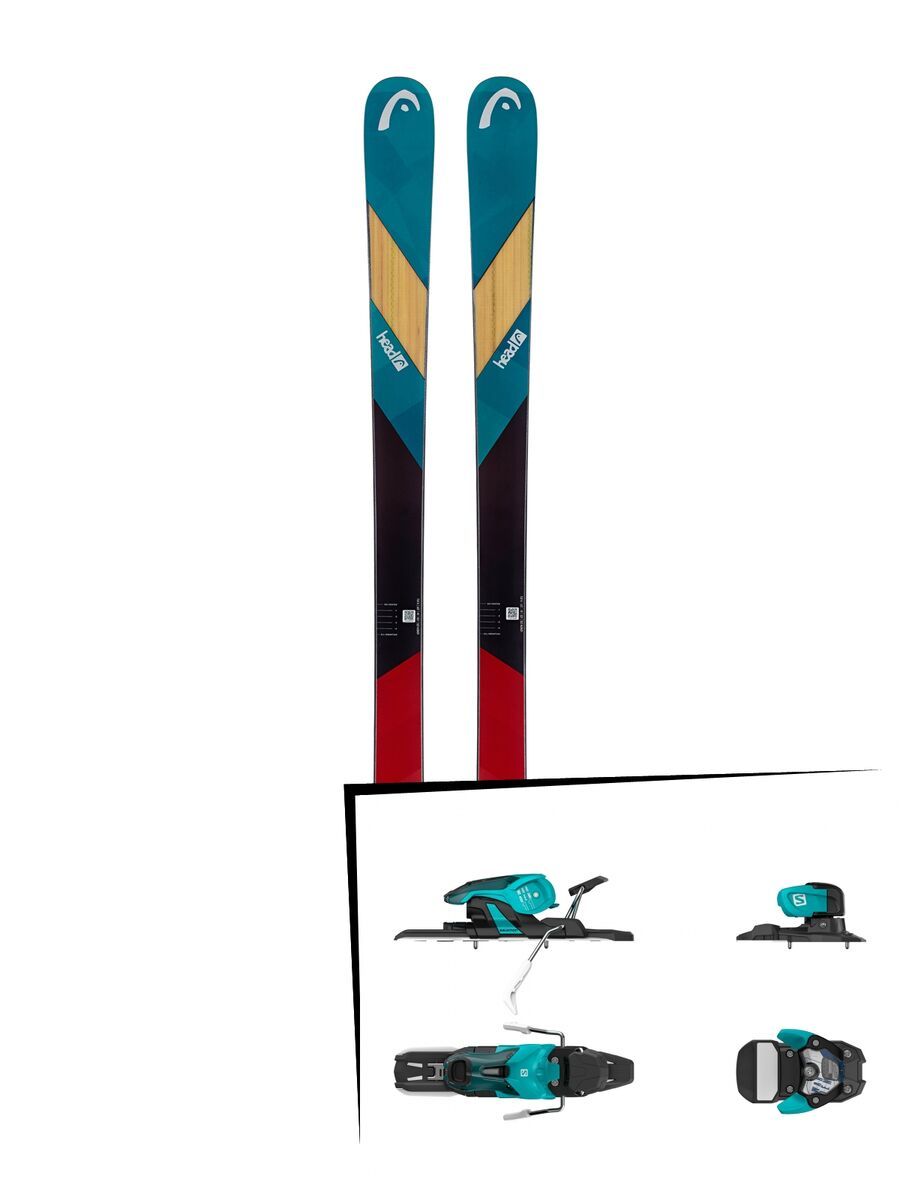 Set: Head Caddy 2019 + Salomon Warden 11 turquoise/black - Bild 1