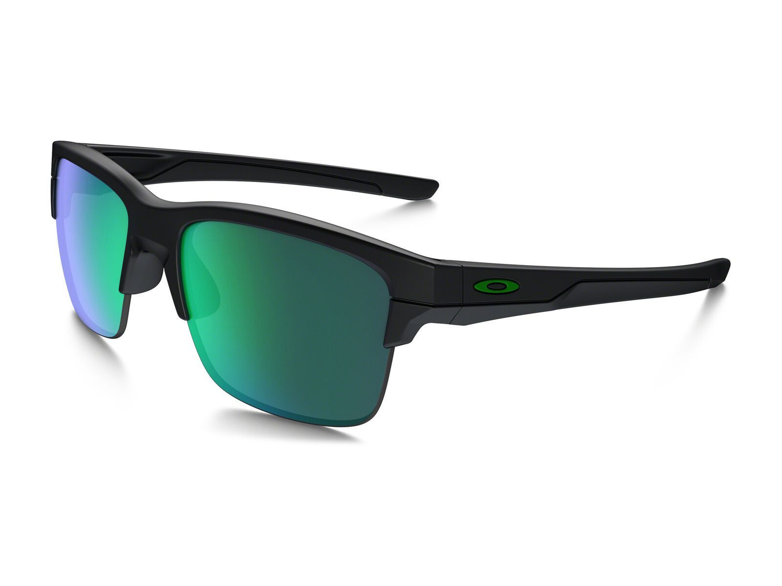 Oakley Thinlink, matte black/Lens: jade iridium - Bild 1
