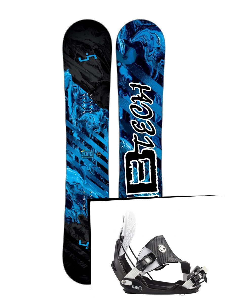 Set: Lib Tech Sk8 Banana 2017 + Flow Five Hybrid (1513190S) - Bild 1