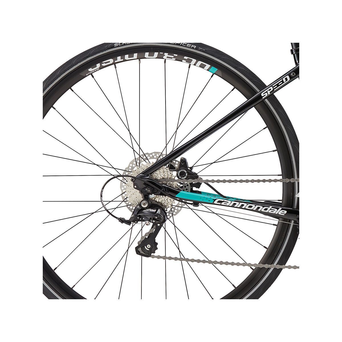 Cannondale Quick Speed Women's 2, jet black w/ jungle, magnesium white, gloss - Bild 4