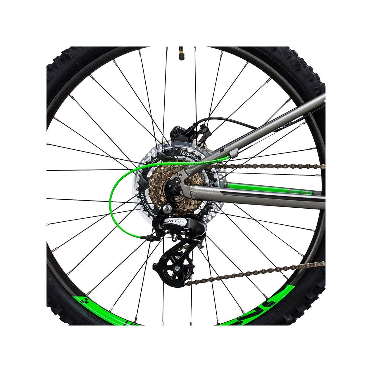 Cube Kid 240 Disc, grey´n´flashgreen - Bild 4