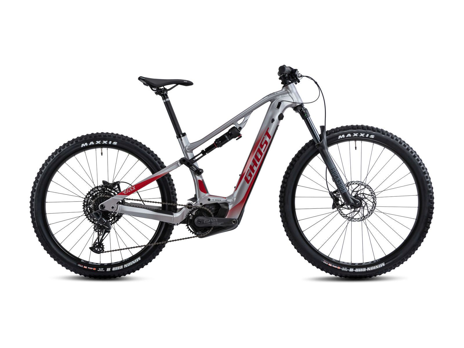 Ghost E-ASX 130 Universal, gray 2/riot red - Bild 1