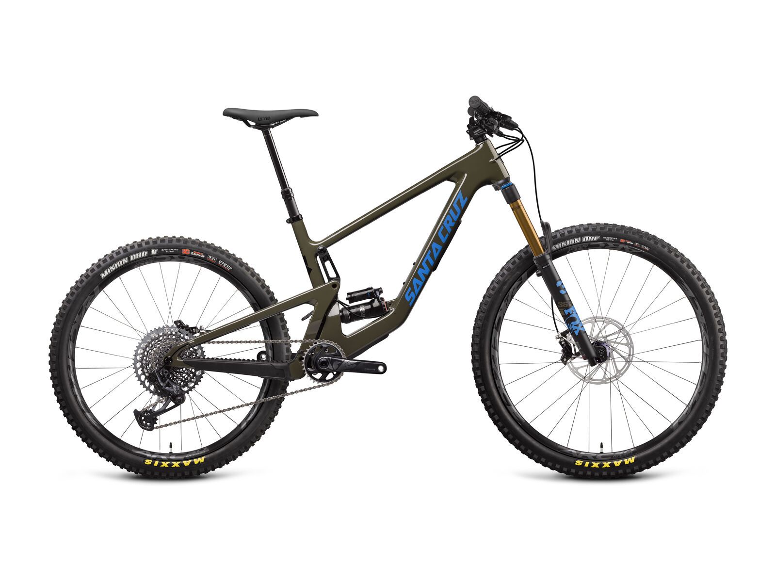 Santa Cruz Bronson CC / X01 / MX, gloss moss/blue - Bild 1