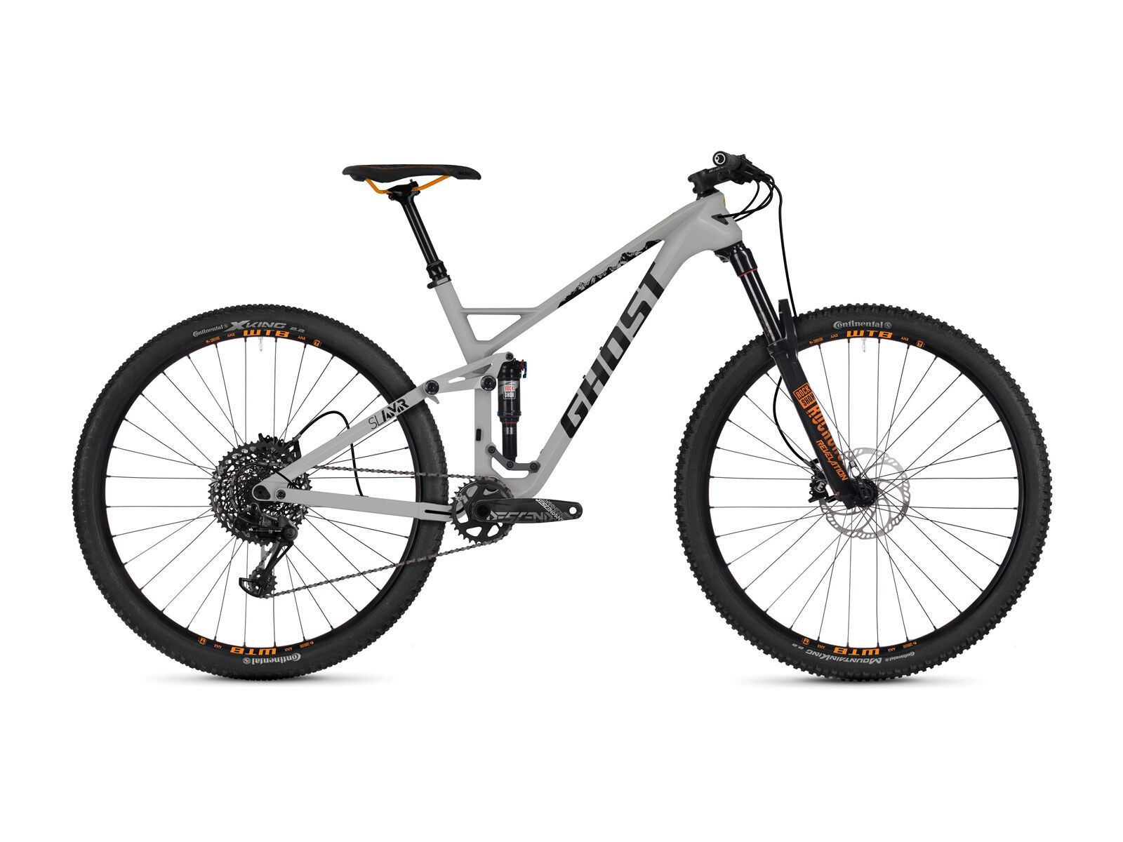 Ghost SL AMR 6.9 LC, smoke gray/night black/juice orange - Bild 1