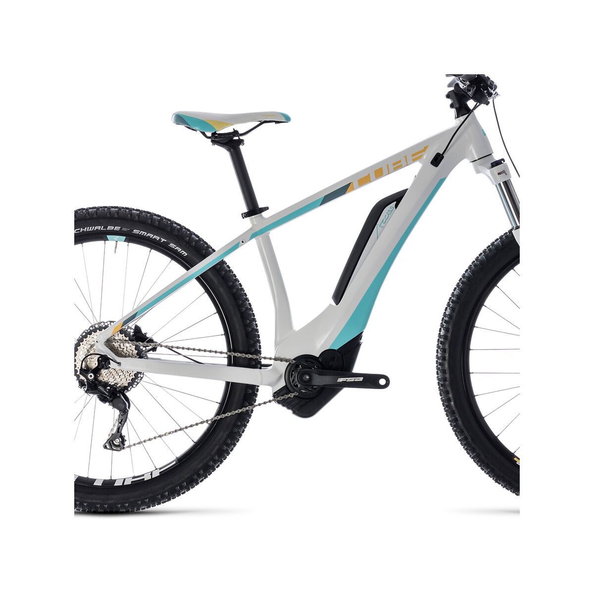 Cube Access Hybrid Pro 400 27.5, white´n´blue - Bild 4