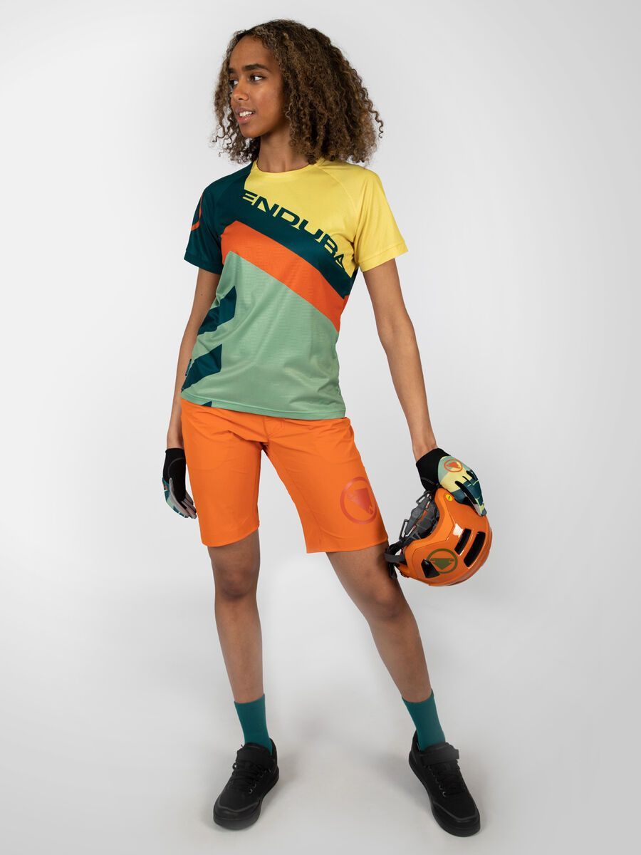 Endura Damen SingleTrack Print T-Shirt LTD, sattes teal - Bild 6