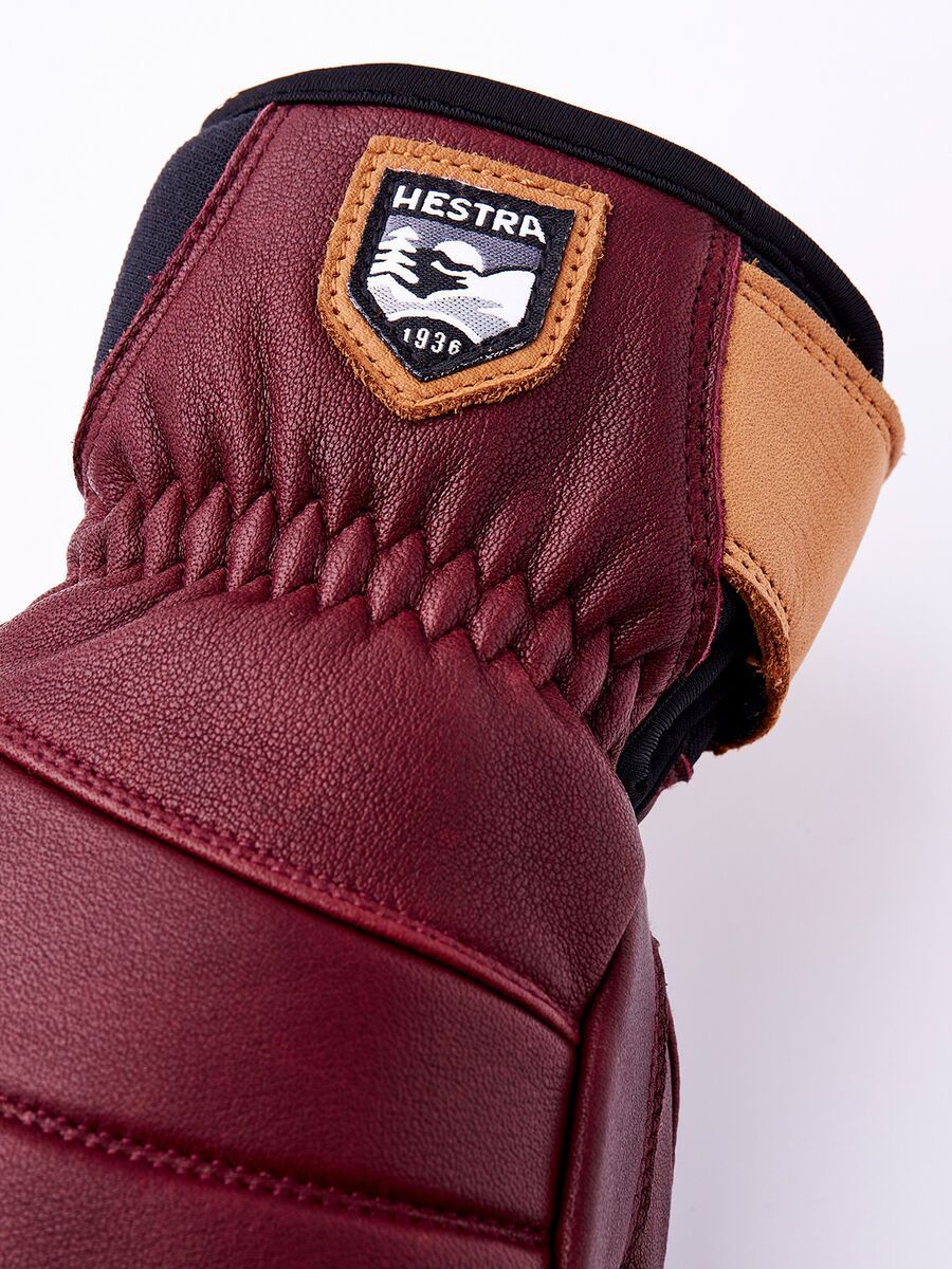 Hestra Women's Fall Line 5 Finger, bordeaux - Bild 4