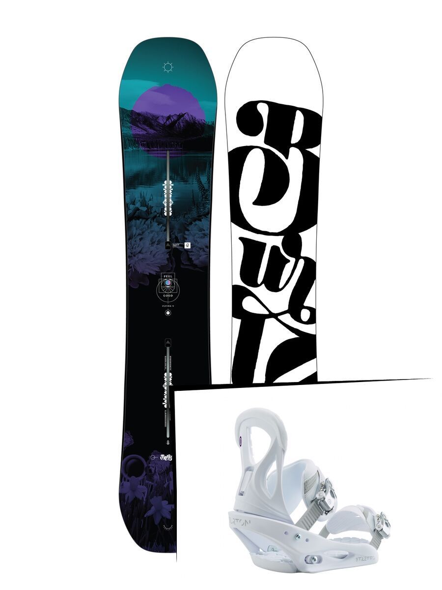 Set: Burton Feelgood Flying V 2019 +  Stiletto (2218486S) - Bild 1