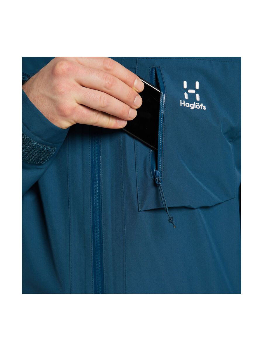Haglöfs Lumi Jacket Men, dark ocean - Bild 8