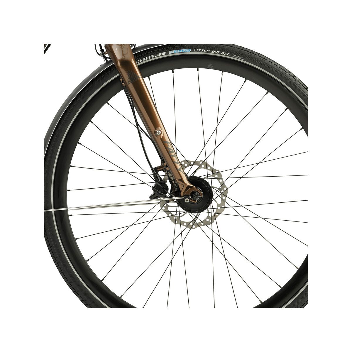 Cannondale Tesoro Mixte 1, gloss bourbon w/ matte black coffee details - Bild 2