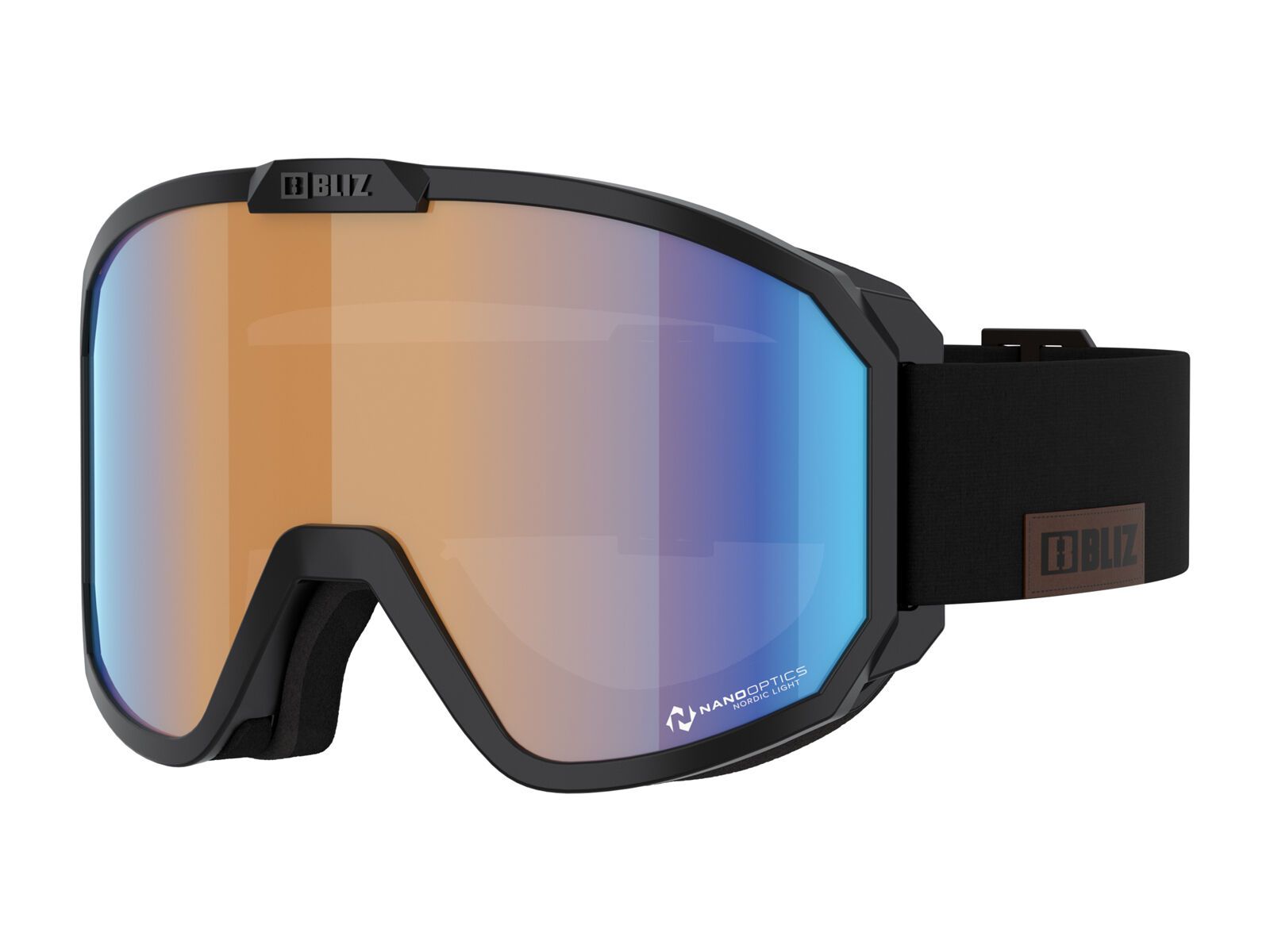 Bliz Rave, NanoOptics Nordic Light Orange/Blue Multi / matt black - Bild 1