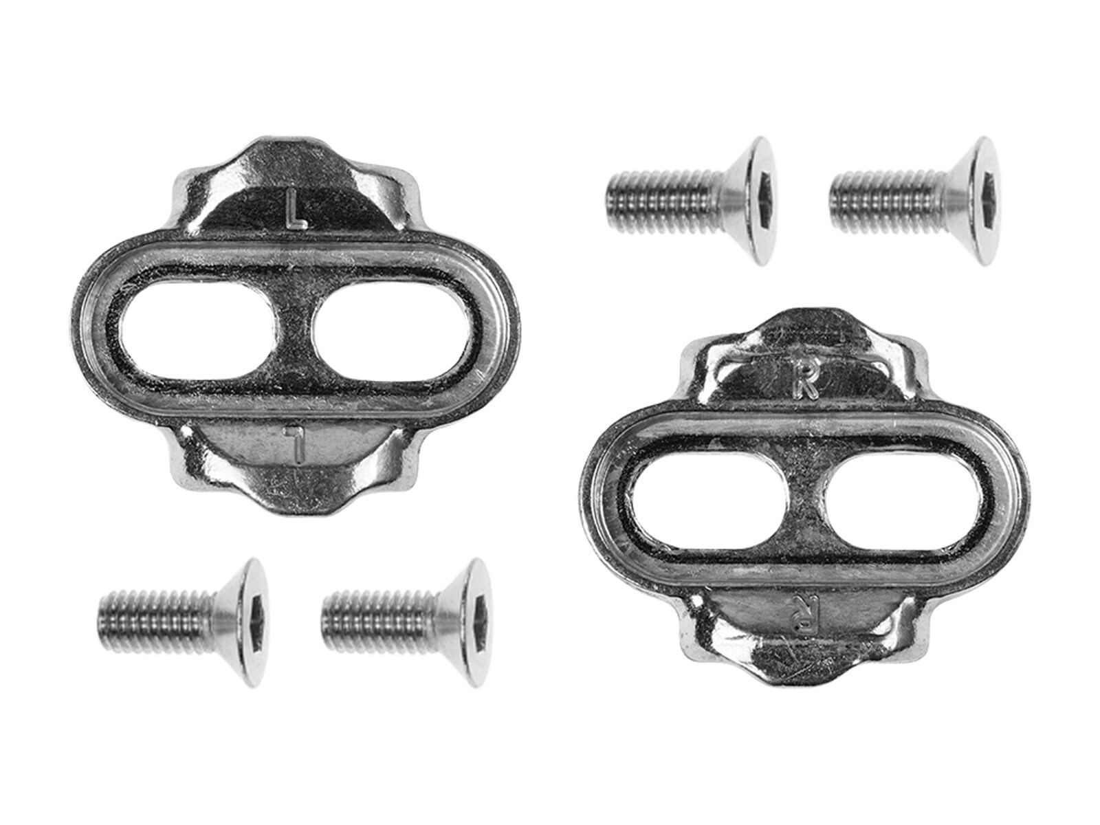 Crankbrothers Standard Release Premium Cleat Kit - 0° Float, silver - Bild 2