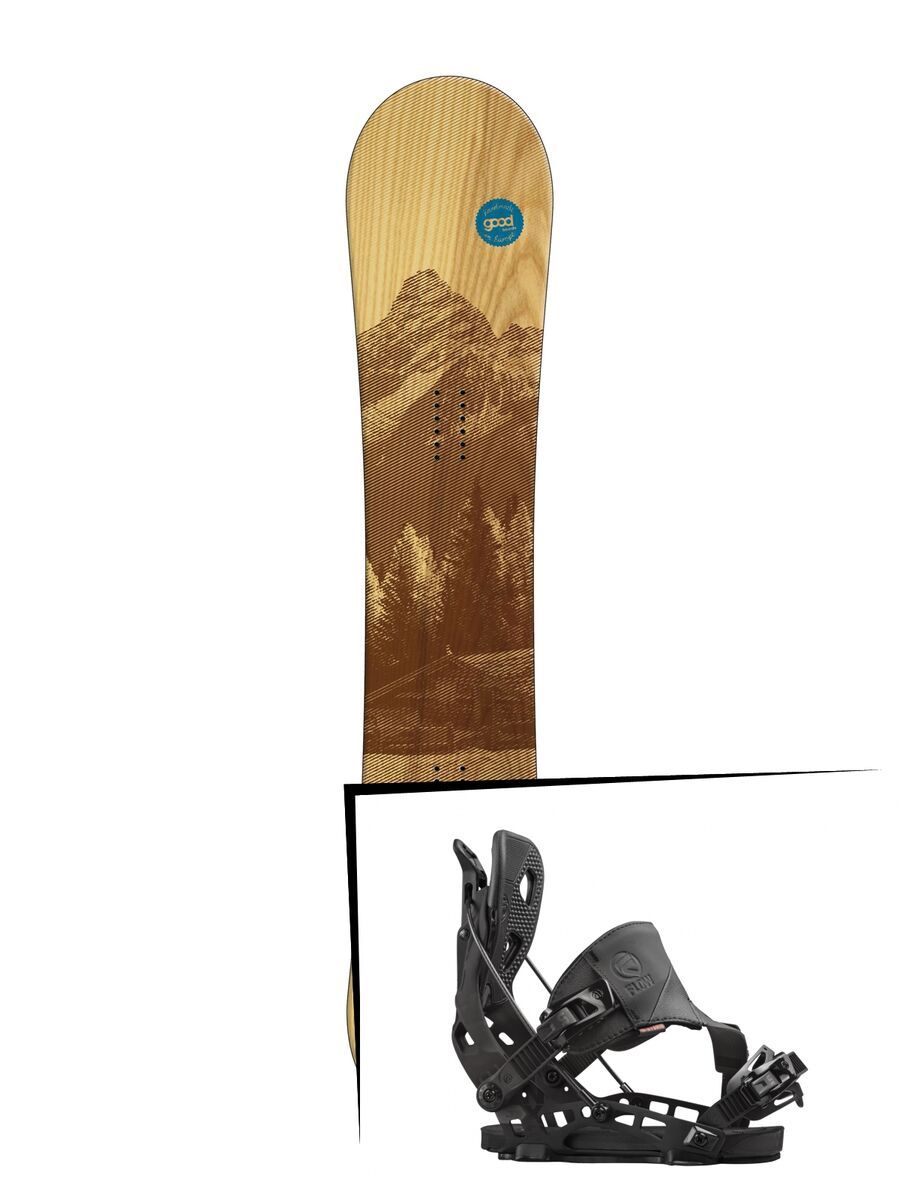 Set: goodboards Wooden 2016 + Flow NX2 Hybrid (1513124S) - Bild 1