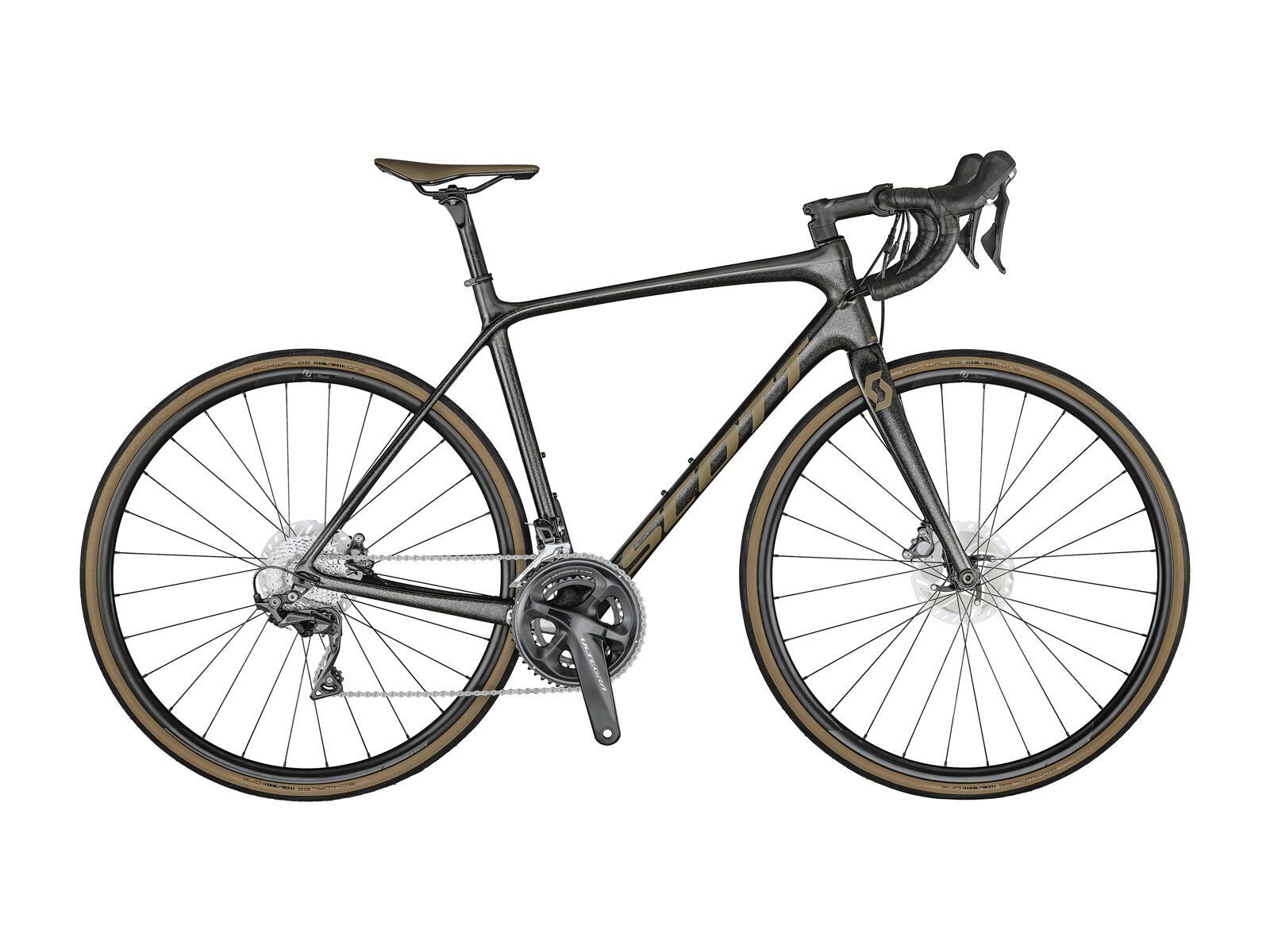 Scott Addict 10 Disc, carbon black/brown - Bild 1