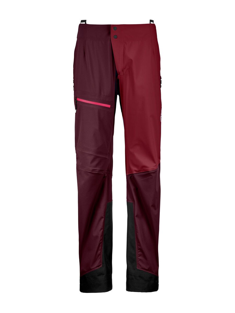 Ortovox 3L Merino Naked Sheep Ortler Pants W, dark wine - Bild 1