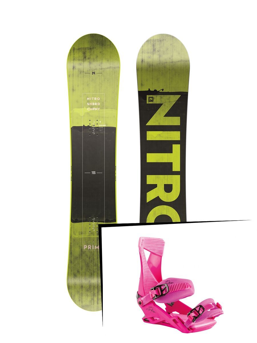 Set: Nitro Prime Toxic 2019 + Nitro Zero muted brights series raspberry - Bild 1