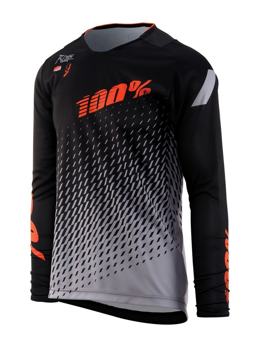 100% R-Core DH Youth Jersey, supra black/grey - Bild 1