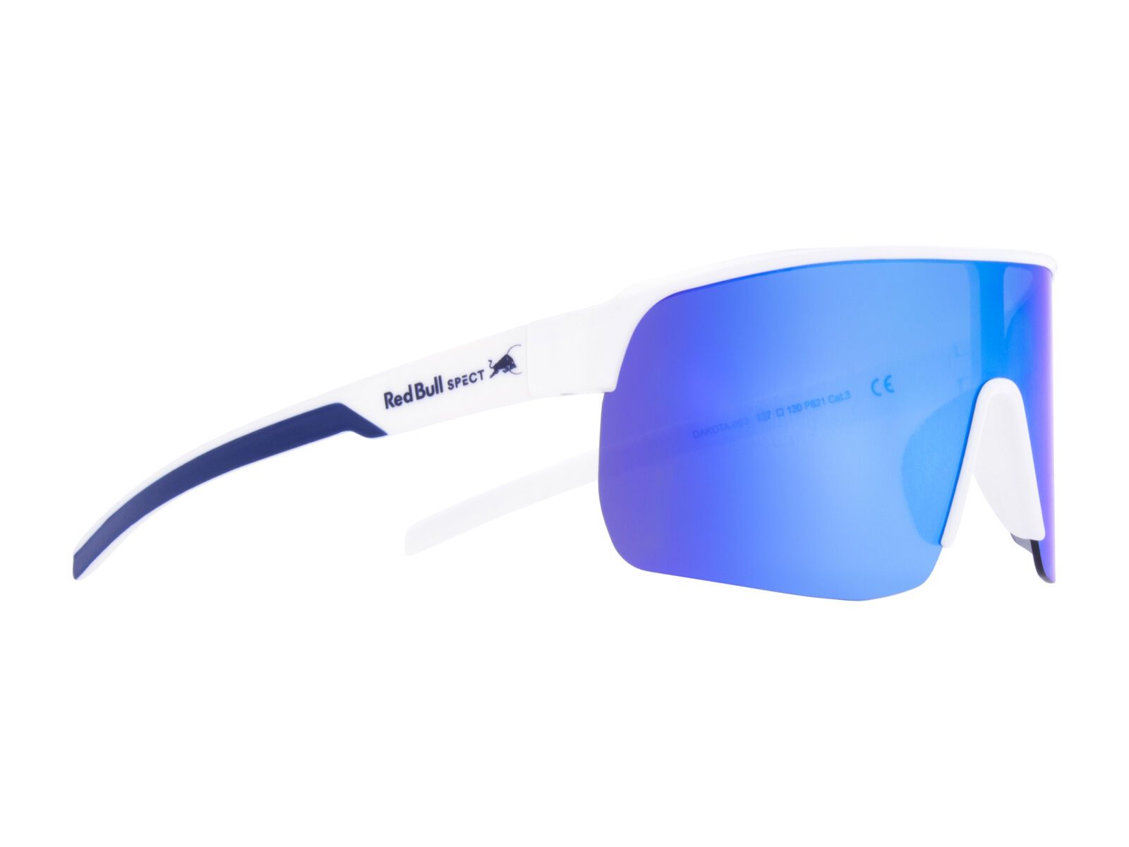 Red Bull Spect Eyewear Dakota, Ice Blue Revo / shiny white - Bild 1
